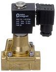 PU225X 0.5 to 50 Bar 2/2 solenoid valve, pressure tested to 75 Bar